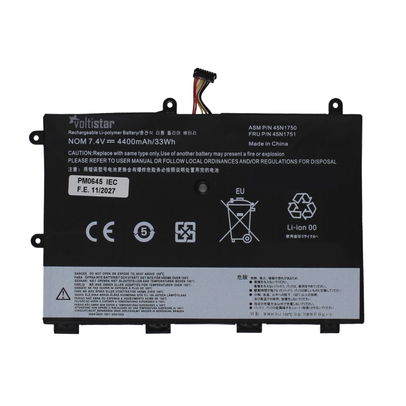 Laptop-Akku für LENOVO 45N1750 45N1748 45N1749 45N1751 7,4 V 4300 mAh