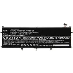 Batteria portatile HP PRO X2 612 G1 BASE TASTIERA KT02XL 3230MAH 7.5V