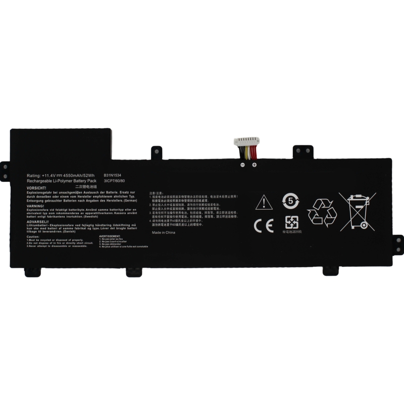 Batería para portátil ASUS ZENBOOK UX510UX-CN014T B31N1534