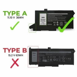 Batteria per laptop DELL LATITUDE 5420 WY9DX