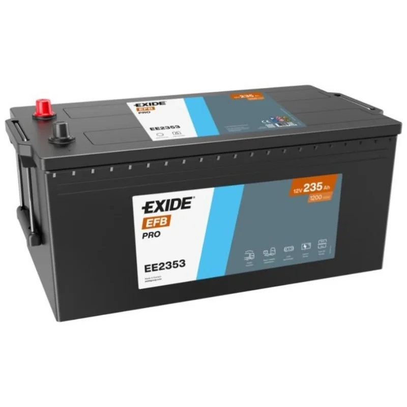 Batteria Exide EFB PRO EE2353 235Ah