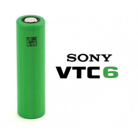 Cella al litio 18650 Sony Murata VTC6 3000mAh 30A INR18650