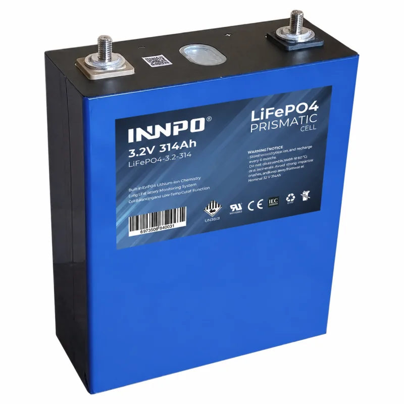 Celda INNPO Prismatic LiFePO4 3.2V 314Ah
