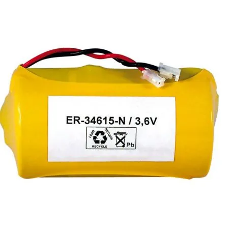 Batería Litio ER34615 cable y conector Batería Litio ER34615 cable y conector