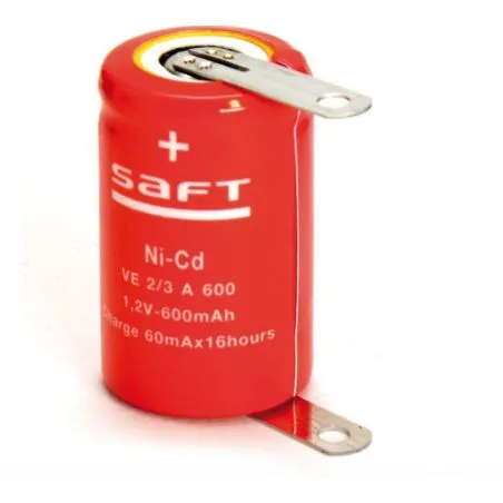 Saft 1.2V 600mah (1/2A 2/3A) Saft 1.2V 600mah (1/2A 2/3A)