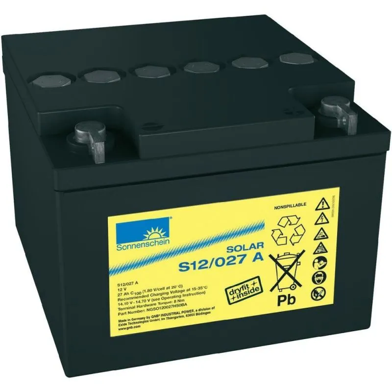 Batteria 12V 27Ah Sonnenschein
