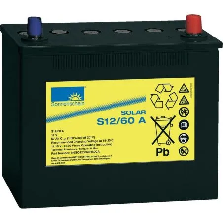 Batterie Sonnenschein 12V 60Ah
