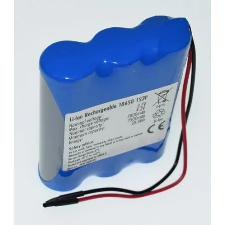 Pacco Batterie al Litio 18650 3.7 V 7800mAh