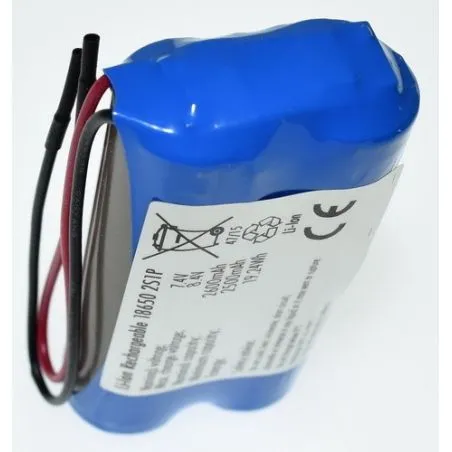 Pack Baterías Litio 18650 7.4V 2600mAh Pack Baterías Litio 18650 7.4V 2600mAh