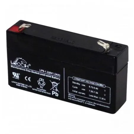 Batería de plomo 6V 1.3A Batería de plomo 6V 1.3A