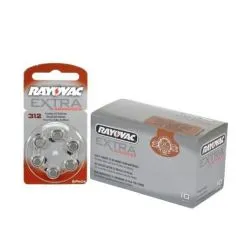 Pack 60 Pilas Rayovac 312 Pack 60 Pilas Rayovac 312
