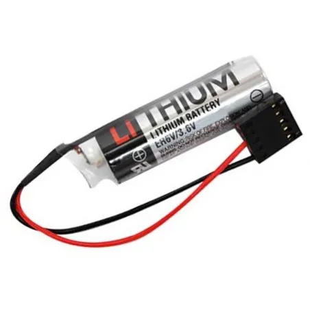Pila Litio Toshiba ER6V Conector 5 pines Robótica Pila Litio Toshiba ER6V Conector 5 pines Robótica