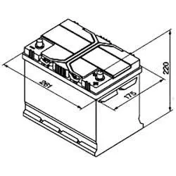 Batteria Varta E23 70Ah Batteria Varta E23 70Ah