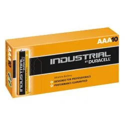 Batterie Alcaline Duracell Industrial AAA LR03 sostituite da Procell Constant Power (10 Unità)