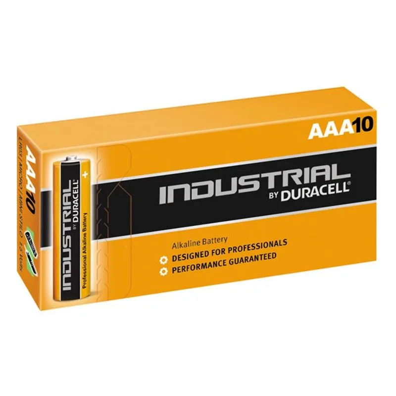 Batterie Alcaline Duracell Industrial AAA LR03 sostituite da Procell Constant Power (10 Unità)