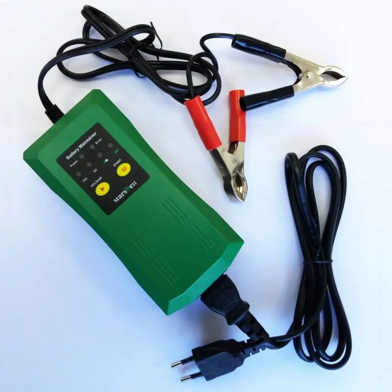 Cargador de baterías de plomo de 6V y 12V de 1.5A