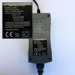 Cargador de baterías de plomo de 6V y 12V de 1.5A Cargador de baterías de plomo de 6V y 12V de 1.5A