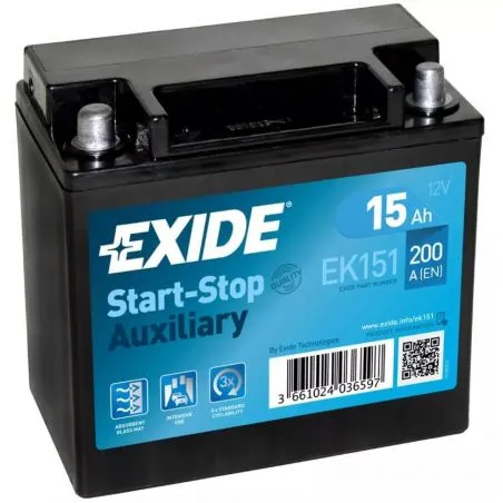Exide Auxiliar EK151 Exide Auxiliar EK151