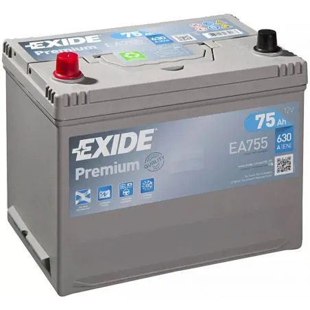 Batteria Exide Premium EA755 Batteria Exide Premium EA755