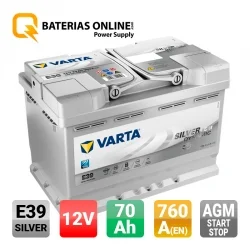 Batterie Varta E39 70Ah