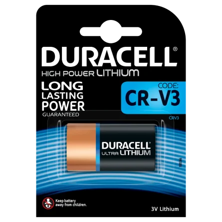 Pilas Litio Duracell CR-V3 Ultra Lithium (1 Unidad) Pilas Litio Duracell CR-V3 Ultra Lithium (1 Unidad)