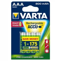 Batterie ricaricabili Varta AAA 800mah