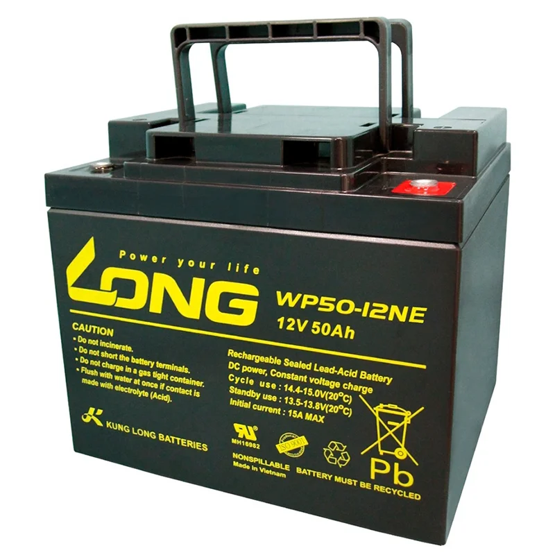 Batteria al Piombo-Acido AGM 12V 50Ah LONG WP50-12NE