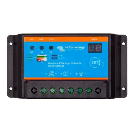 Regolatore di carica Victron BlueSolar PWM-Light 12/24V 5A