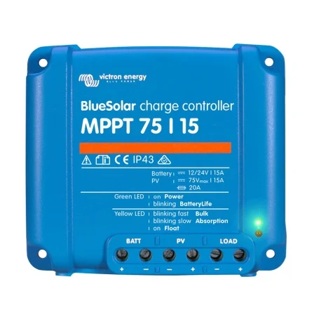 Regolatore di carica Victron BlueSolar MPPT 75/15