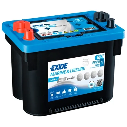 Batterie Exide EP450 Dual AGM 50Ah