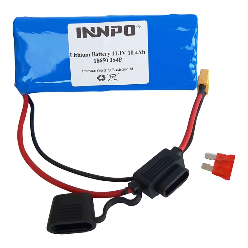 Pack Batterien Lithium 18650 11.1V 10400mAh