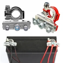 Kfz-Batterieklemmenanschluss für 3 Kabel