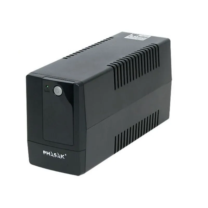 Phasak Basic Line-Interactive USV 800 VA / 480 W mit AVR – PH 9408