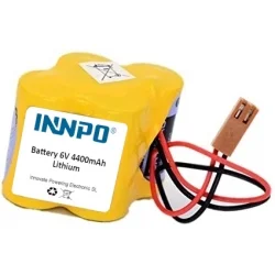 Lithium Batterie + Anschluss A068-6114-K504 PLC 6V 4400mAh