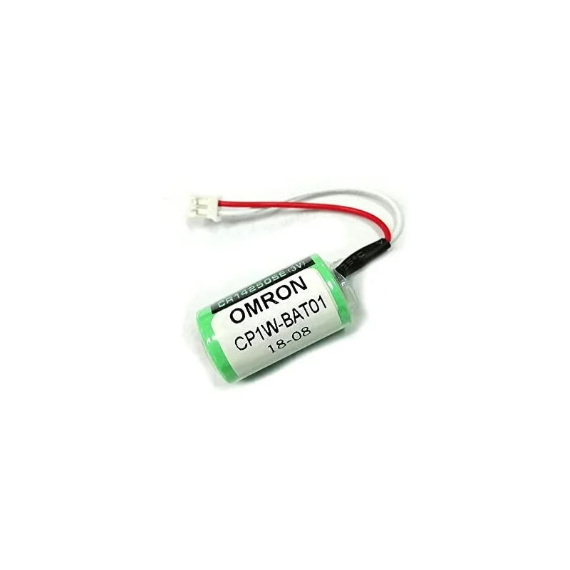 CP1W-BAT01 Lithiumbatterie (Zelle + Stecker) für speicherprogrammierbare Steuerung (PLC) 3V - 850mAh, Omron CP1-Serie