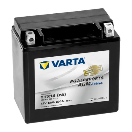 Batería Varta YTX14 (FA) AGM 12Ah