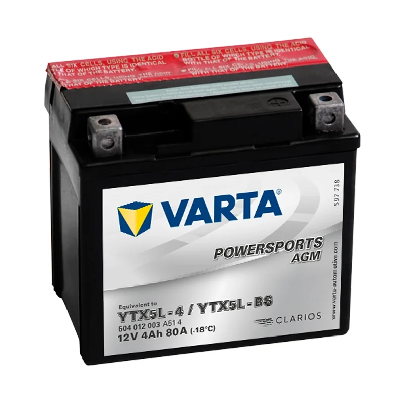 Batteria Varta YTX5L-BS AGM 4Ah