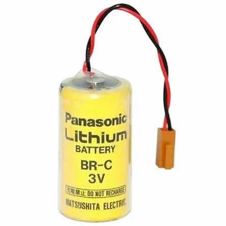 Batteria LiPo + Connettore per GE Fanuc A98L-0031-0007 e Controller Logico Programmabile (PLC) 3V - 5000mAh