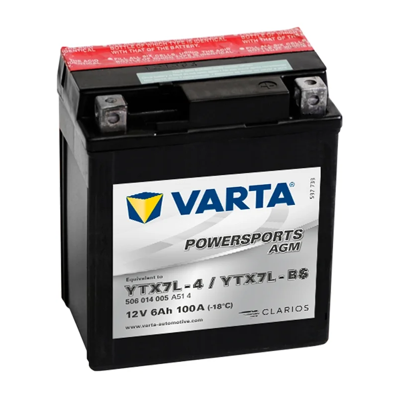 Batterie Varta YTX7L-BS AGM 6Ah