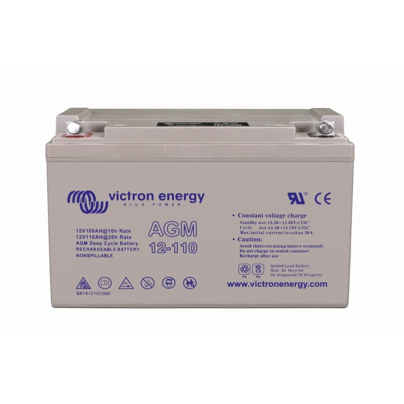 Blei-Säure AGM Batterie 12V 110Ah Victron Zyklisch