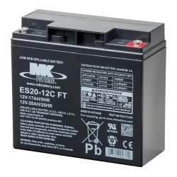 Batteria al Piombo AGM 12V 20Ah MK POWERED ES20-12C FT