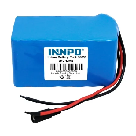 Pacco Batterie al Litio 18650 batteria 24V 12Ah