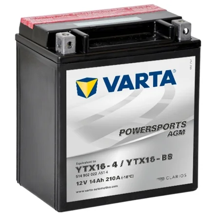 Batteria Varta YTX16-BS AGM 14Ah