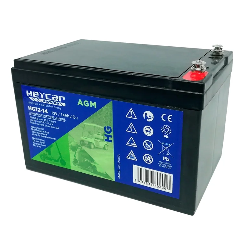 Batteria al Piombo-Acido AGM 12V 14Ah GEL Ibrida