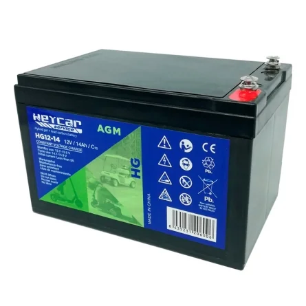 Blei-Säure AGM Batterie 12V 14Ah GEL Hybrid