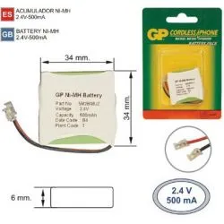 Akku schnurloses Telefon T304_C3 2.4 V 500mAh