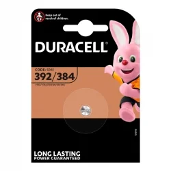 Batterie a Bottone Ossido d'Argento Duracell 392 384 (1 Unità)