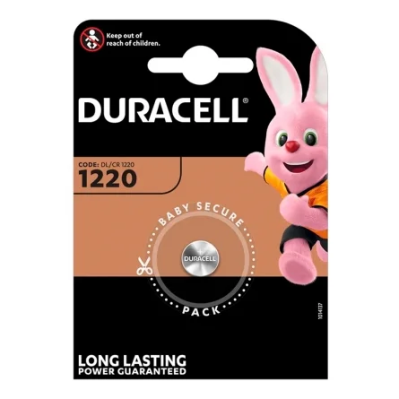 Batterie a Bottone al Litio Duracell 1220 (1 Unità) Batterie a Bottone al Litio Duracell 1220 (1 Unità)