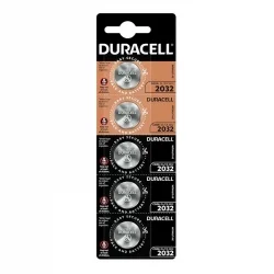 Batterie a Bottone al Litio Duracell 2032 (5 Unità)