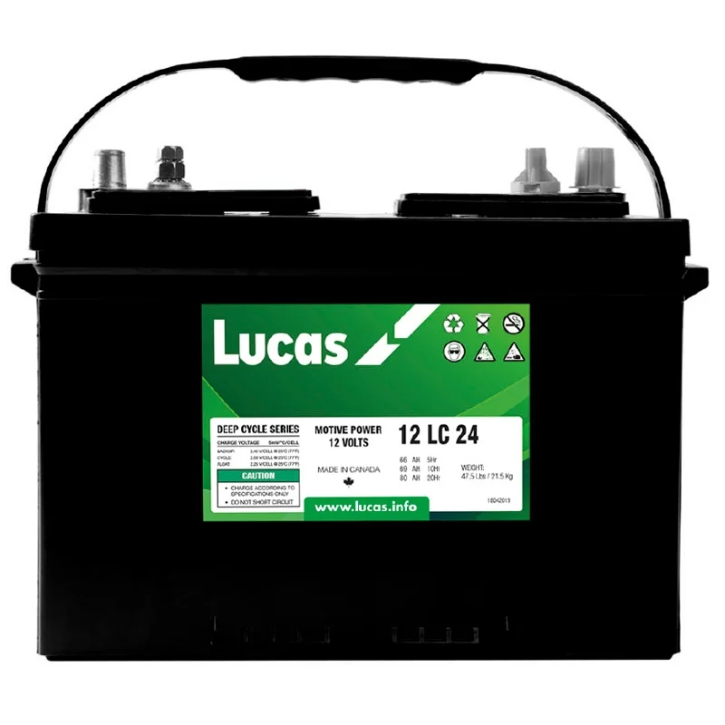 Batteria al Piombo 12V 80Ah Lucas 12LC24 Deep Cycle